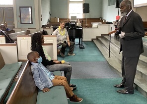 Thumbnail for the post titled: Photo Gallery and Video: May 12 hybrid worship