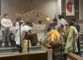 Thumbnail for the post titled: Photo Gallery and Video: December 24 Christmas Eve service