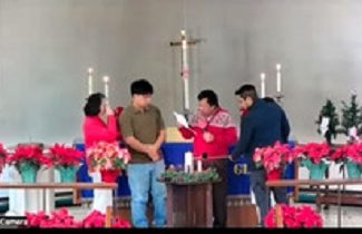 Thumbnail for the post titled: Photo Gallery and Video: December 29 hybrid worship